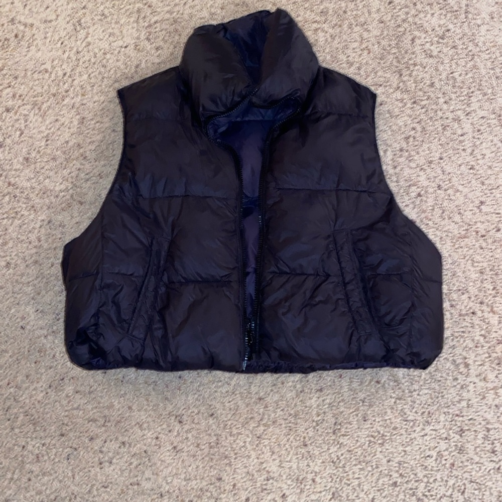 Reversible American eagle vest